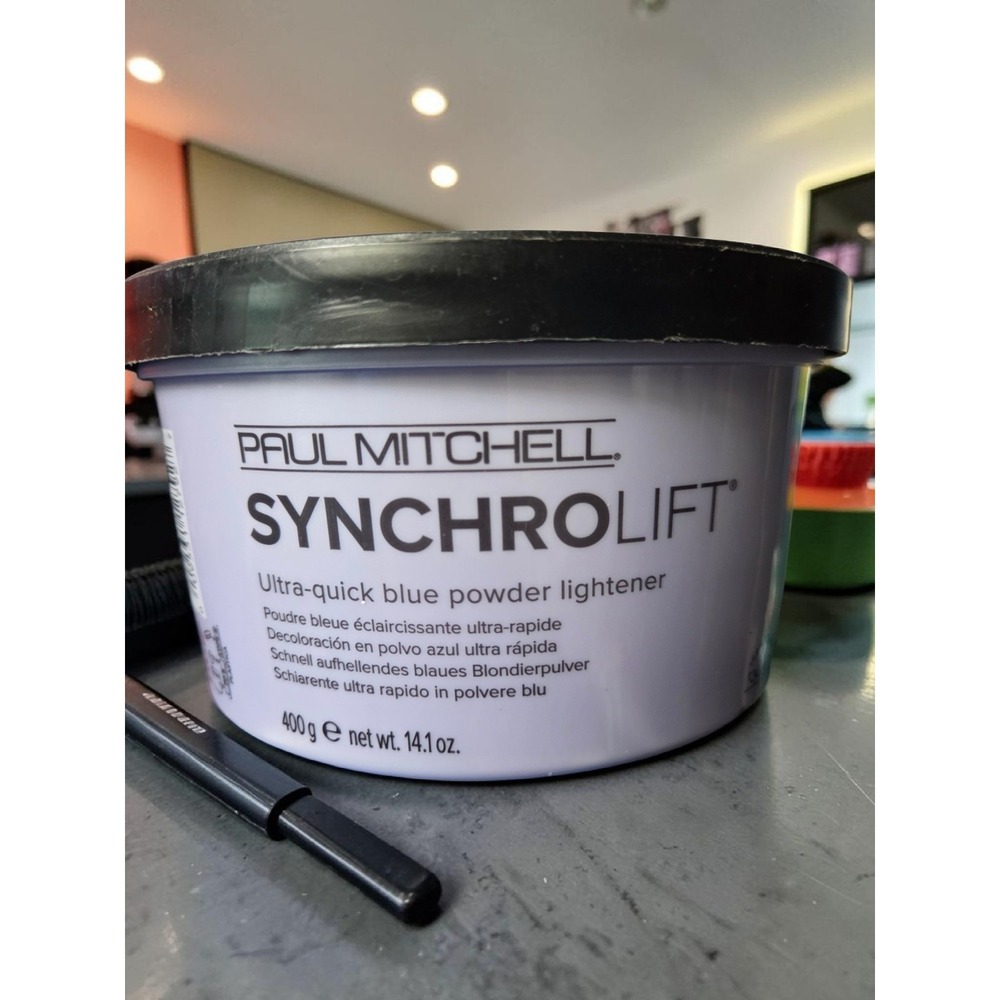 Paul Mitchell SynchroLift Ultra-Quick Blue Powder Hair Lightener 14.1 oz